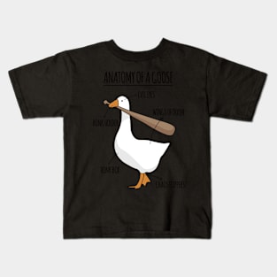 Anatomy Of A Goose Meme Kids T-Shirt